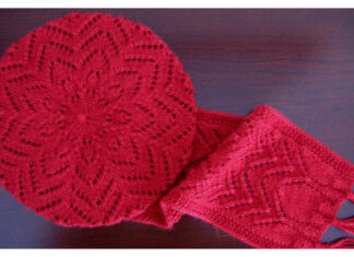 Lace Tam and Scarf Free Knitting Pattern