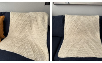 Lasagna Lap Blanket Knitting Pattern