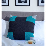 Mighty Mitered Pillow Free Knitting Pattern