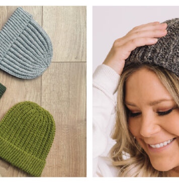 Mistake Rib Stitch Hat Free Knitting Patterns