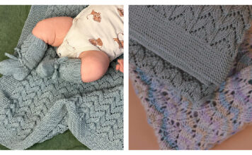 My First Baby Blanket Free Knitting Pattern