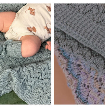 My First Baby Blanket Free Knitting Pattern