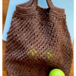 Pine Cone Carrier Bag Knitting Pattern