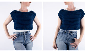 Squishy Crop Top Free Knitting Pattern