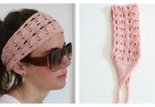 Summer Lace Headband Free Knitting Pattern