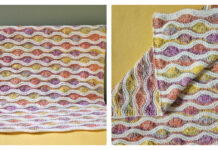 Wavy Whimsy Baby Blanket Free Knitting Pattern
