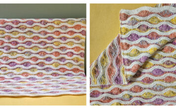 Wavy Whimsy Baby Blanket Free Knitting Pattern