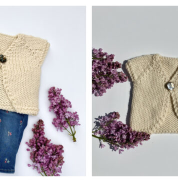 Wee Love Bug Baby Sweater Free Knitting Pattern