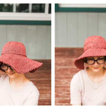 Wyola Summer Hat Free Knitting Pattern