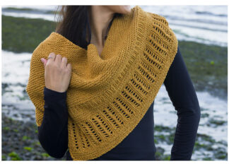 August Wheat Shawl Free Knitting Pattern