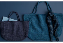 Basket Bag Free Knitting Pattern