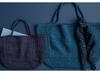 Basket Bag Free Knitting Pattern