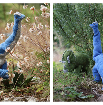 Brachiosaurus Dinosaur Free Knitting Pattern