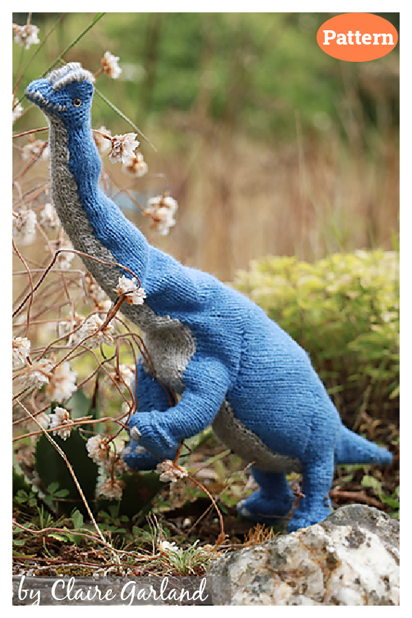 Brachiosaurus Dinosaur Knitting Pattern