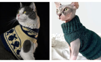 Cat Sweater Knitting Patterns