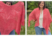 Estrela Star Shawl Free Knitting Pattern and Video Tutorial