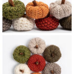 Fall Festival Mini Pumpkins Free Knitting Pattern