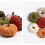 Fall Festival Mini Pumpkins Free Knitting Pattern