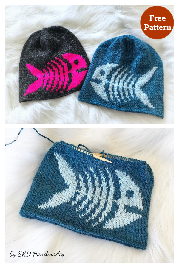 Fishbone Beanie Free Knitting Pattern 