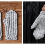 Folklig Ribbed Mittens Free Knitting Pattern