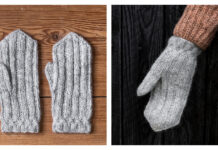 Folklig Ribbed Mittens Free Knitting Pattern
