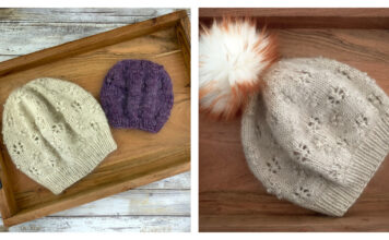 Fuzzy Winter Hat Free Knitting Pattern
