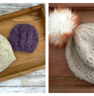 Fuzzy Winter Hat Free Knitting Pattern