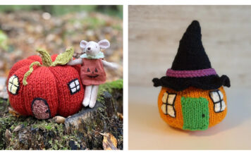 Halloween Pumpkin House Knitting Patterns