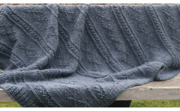 Hearthstone Blanket Free Knitting Pattern