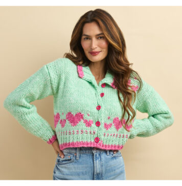 Love Language Cardigan Free Knitting Pattern