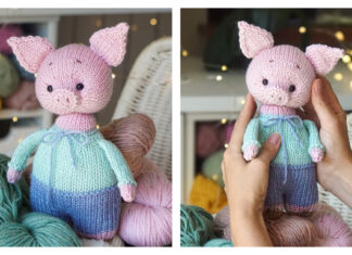 Mini Pig Free Knitting Pattern