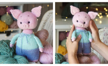 Mini Pig Free Knitting Pattern