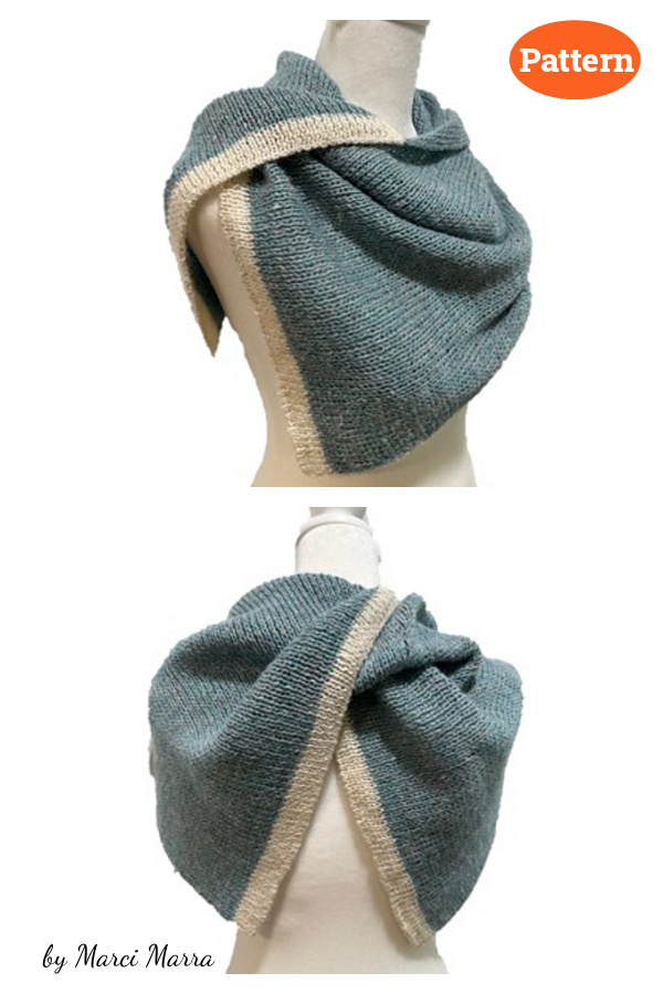 Origami Cowl Knitting Pattern