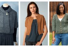 10+ Cropped Cardigan Free Knitting Patterns