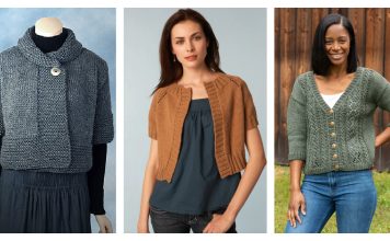 10+ Cropped Cardigan Free Knitting Patterns
