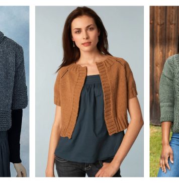 10+ Cropped Cardigan Free Knitting Patterns 10+ Cropped Cardigan Free Knitting Patterns