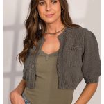 Ame Cropped Cardigan Free Knitting Pattern
