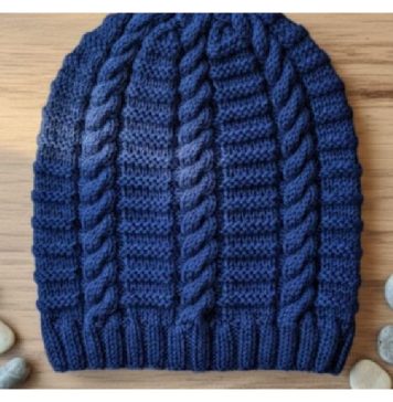 Beginner Cable Beanie Hat Free Knitting Pattern Beginner Cable Beanie Hat Free Knitting Pattern
