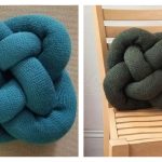 Celtic Knot Pillow Free Knitting Pattern