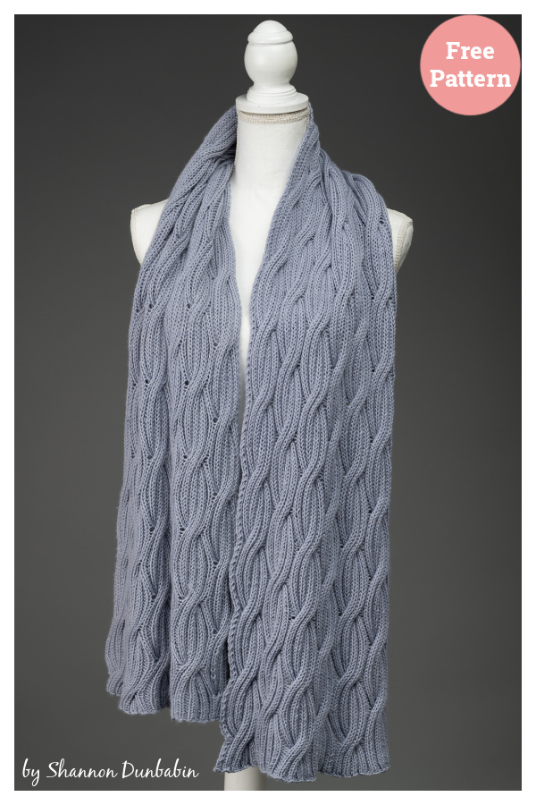 Cirque Glacier Wrap Free Knitting Pattern