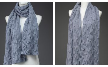 Cirque Glacier Wrap Free Knitting Pattern
