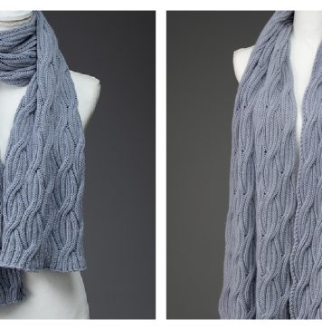 Cirque Glacier Wrap Free Knitting Pattern