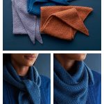 Cloudberry Bandana Scarf Free Knitting Pattern