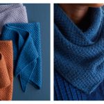 Cloudberry Bandana Scarf Free Knitting Pattern