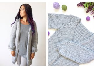 Cozy Cloud Cardigan Free Knitting Pattern