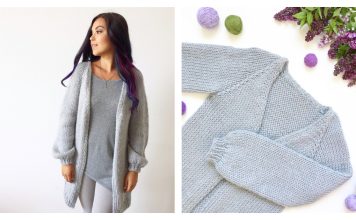 Cozy Cloud Cardigan Free Knitting Pattern