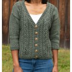 Cropped Cardigan Free Knitting Pattern