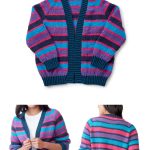 Cropped Raglan Cardigan Free Knitting Pattern
