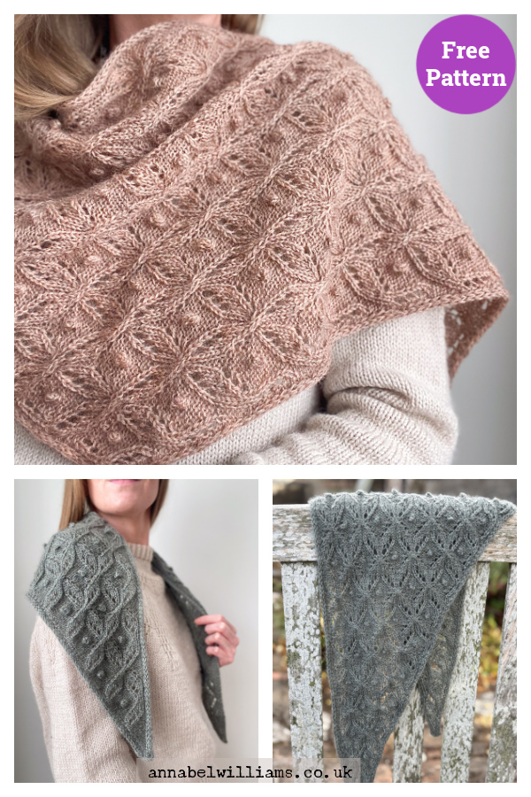 Daisy Chain Scarf Free Knitting Pattern