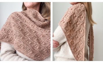 Daisy Chain Scarf Free Knitting Pattern